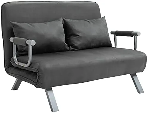 HOMCOM 3-in-1 Sofa Bed 185x105 cm in Blau
