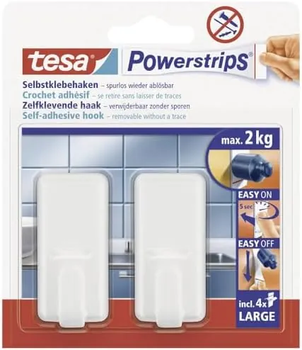 tesa Powerstrips Haken Large CLASSIC